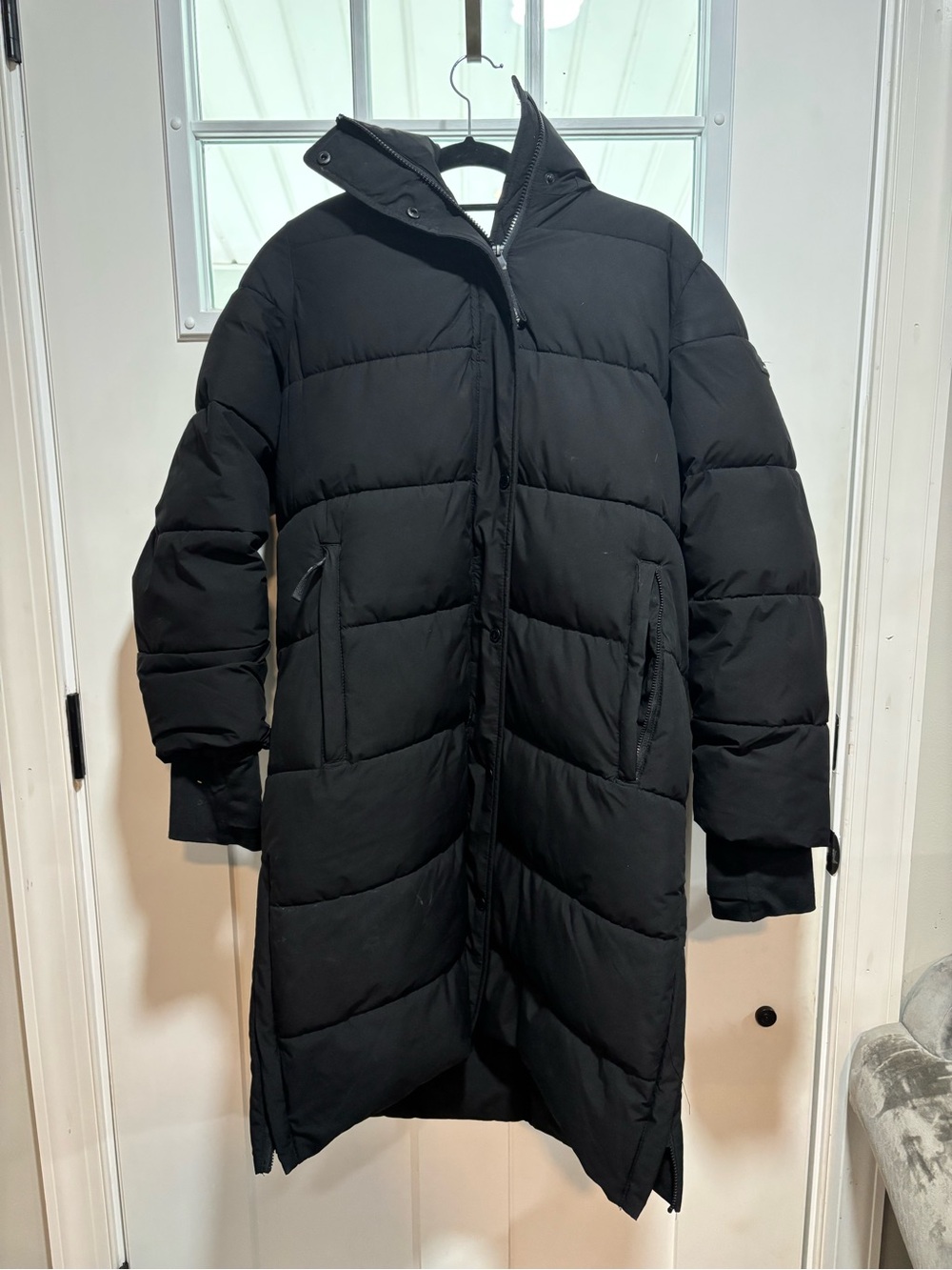 BCBGMaxAzria Black Quilted Jacket *one broken zipper*